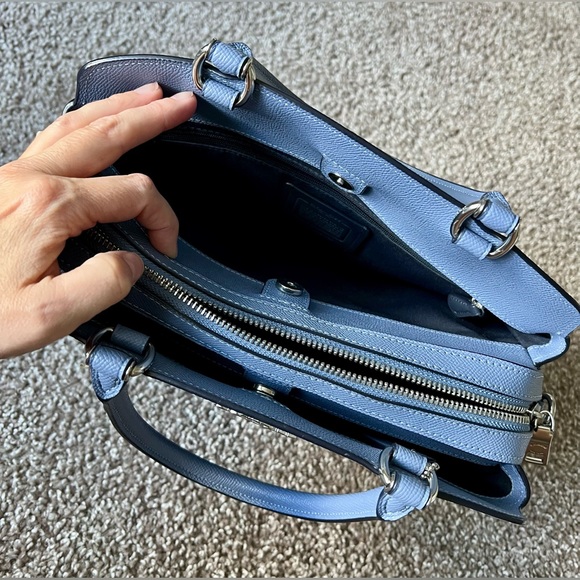 Coach Lillie Carryall Satchel Blue - Picture 5 of 6